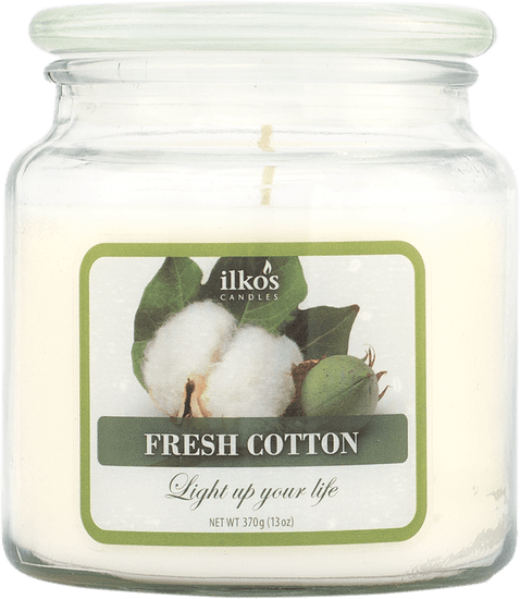 Ilkos Vonná sviečka Fresh Cotton, stredná