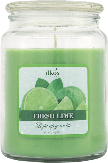 Ilkos Vonná sviečka Fresh Lime, veľká