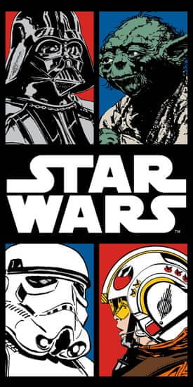 Jerry Fabrics Osuška Star Wars komiks 70x140 cm