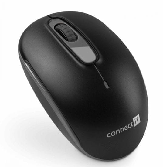 Connect IT bezdrôtová optická myš, šedá (CMO-1000-GY)