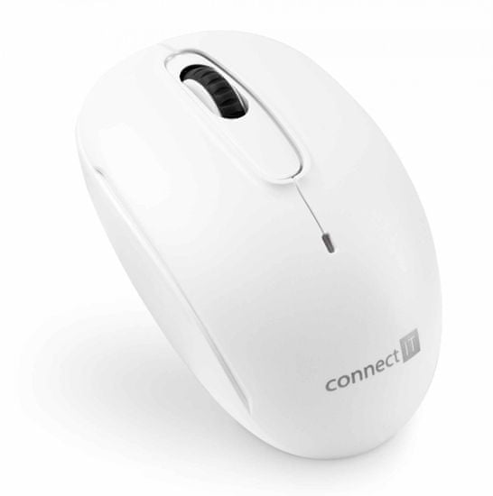 Connect IT bezdrôtová optická myš, biela (CMO-1000-WH)