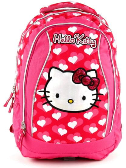 Target Školský batoh Hello Kitty srdiečka