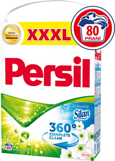 Persil 360° Complete Clean Freshness by Silan Powder, 80 praní