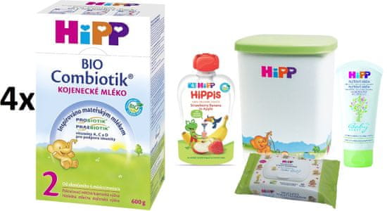HiPP 2 BIO Combiotic - 4x600g + DÁRKY
