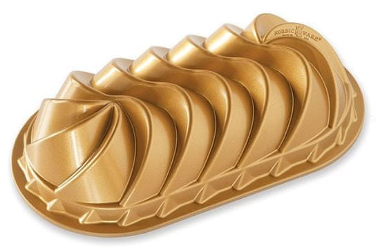 NordicWare Forma na chlebík, Heritage, zlatá