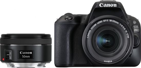 Canon EOS 200D + 18-55 IS STM + EF 50/1,8 STM (2250C022)