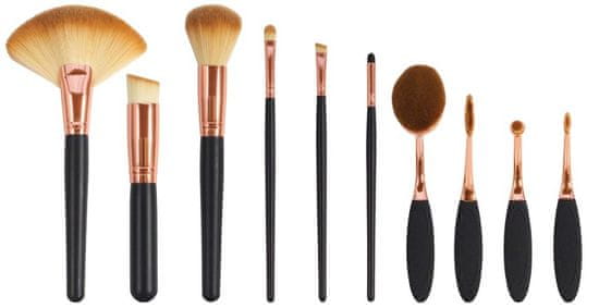 RIO Make Up Artists Pro Cosmetic Brush Collection 10pc