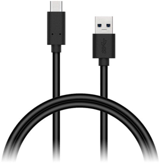 Connect IT CONNECT IT Wirez Kabel (USB-C - USB), čierna, 1 m