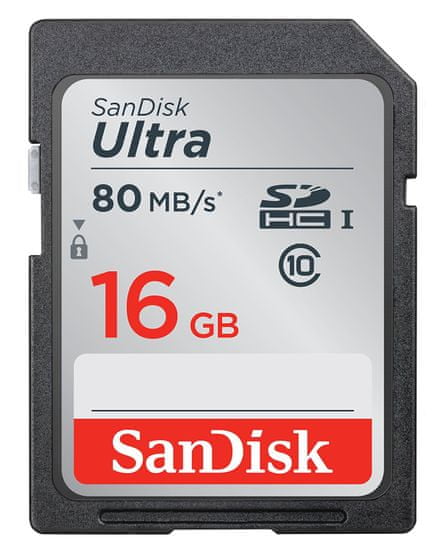 SanDisk SDHC Ultra 16GB 80MB/s UHS-I (SDSDUNC-016G-GN6IN)