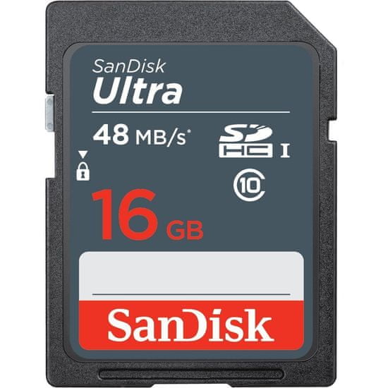 SanDisk SDHC 16GB (UHS-1) Ultra 48MB/s (SDSDUNB-016G-GN3IN)