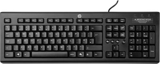 HP USB klávesnica Classic, čierna (WZ972AA)