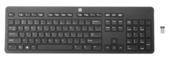 HP Slim bezdrôtová klávesnica, čierna (T6U20AA)