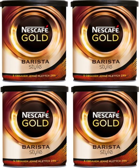 NESCAFÉ GOLD Barista Style instantná káva 4x180g