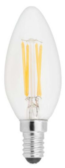 GE Lighting LED žiarovka, Filament Deco Candle, E14 2,5W, teplá farba
