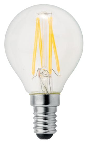 GE Lighting LED žiarovka, Filament Deco Spherical, E14 2,5W, teplá farba