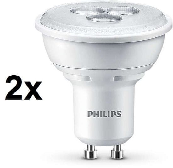 Philips LED 3,5 W teplá biela, 2 ks
