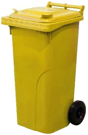 M.A.T Group Nádoba na odpadky 120l PH, žltá