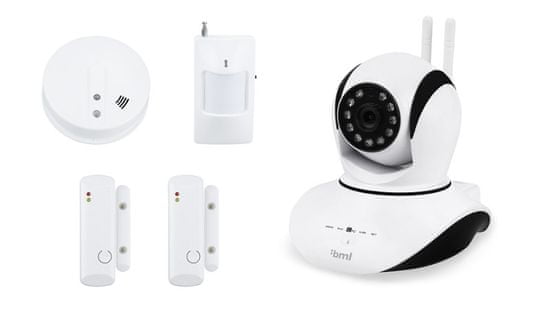 BML Safe HomeSet - základní set (kamera + 3 druhy senzorů) - zánovné