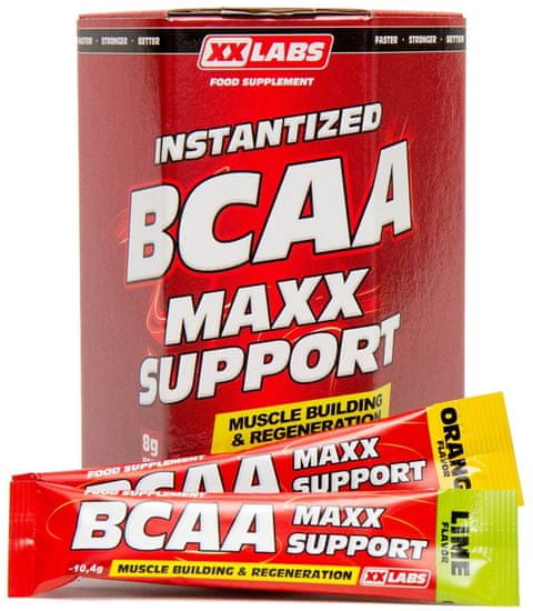 XXtreme Nutrition BCAA Maxx Support 310g (30 sáčků) Pomeranč-Limetka