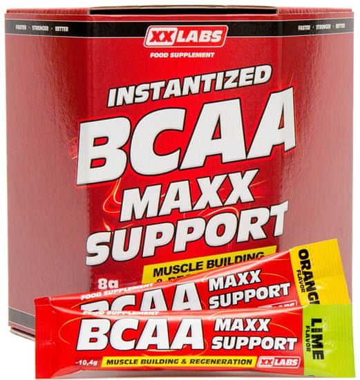 XXtreme Nutrition BCAA Maxx Support 620g (60 sáčků) Pomeranč-Limetka