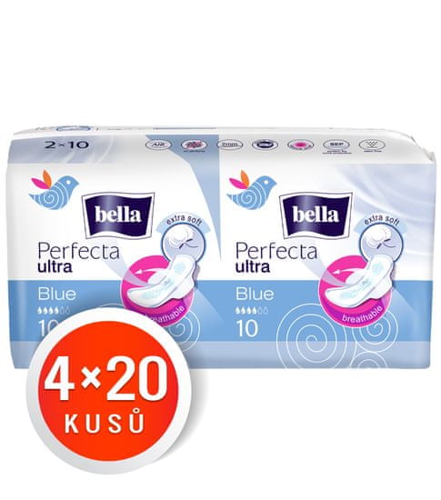 Bella Perfecta Ultra Blue Hygienické vložky 80 ks