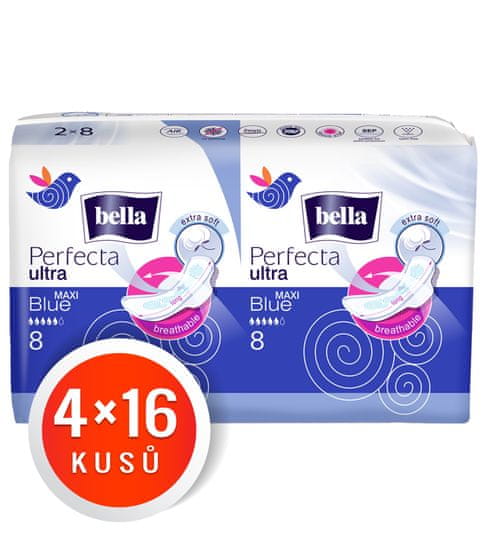 Bella Perfecta Ultra Maxi Blue Hygienické vložky 64 ks