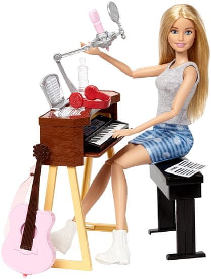 Mattel Barbie Muzikantka blondýnka