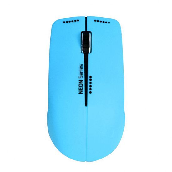 Port Designs Neon bezdrôtová myš, 1200DPI, + podložka, modrá (900500)