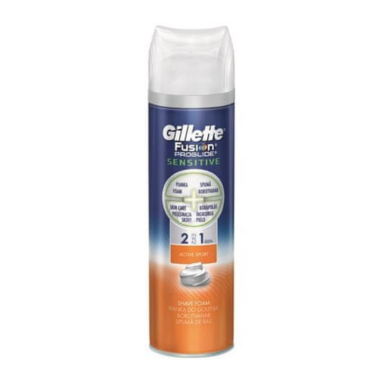 Gillette ProGlide Sensitive Active Sport pena na holenie 250 ml