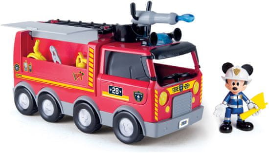 Mikro hračky Mickey Mouse hasičské vozidlo