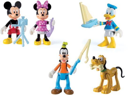 Mikro hračky Mickey Mouse Clubhouse figúrka kĺbová 8 cm - 6 druhov