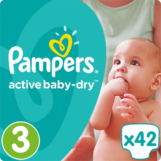 Pampers Pleny Active Baby 3 Midi (4-9kg) - 42ks
