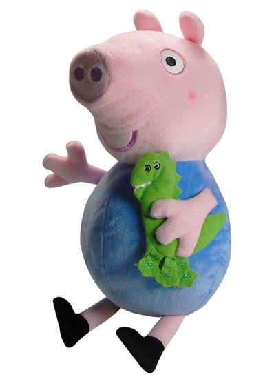 TM Toys Peppa Pig - plyšový George s kamarátom 35,5 cm