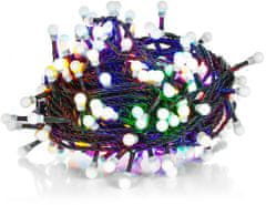 Retlux Vánoční řetěz 200LED kuličky multicolour
