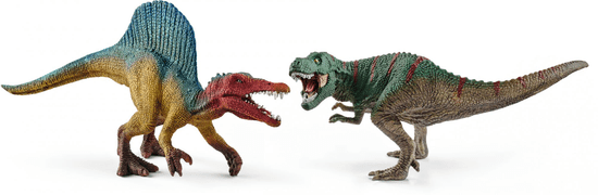 Schleich Set Spinosaurus a T-rex malý