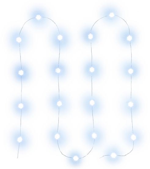 Retlux nano vločky reťaz 20 LED studená biela