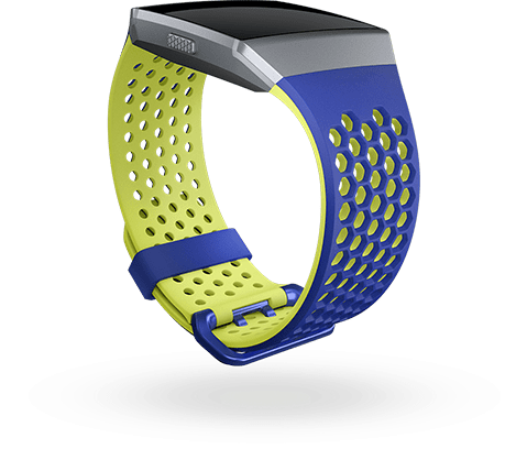 Fitbit Ionic - športový remienok modrožltá - veľkosť S