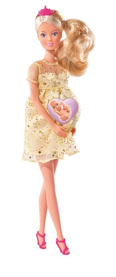 SIMBA Bábika Steffi - Tehotná princezná - rozbalené