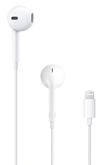 Apple EarPods s konektorom Lightning slúchadlá s mikrofónom (MMTN2ZM/A) bulk balenie