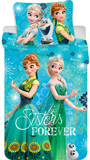 Jerry Fabrics Obliečky Frozen sisters forever