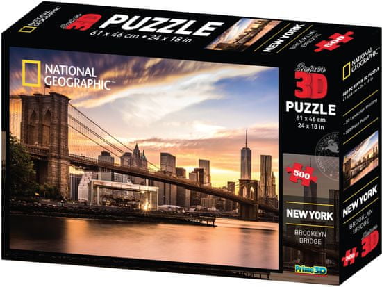 Lamps 3D Puzzle New York 500 dielikov
