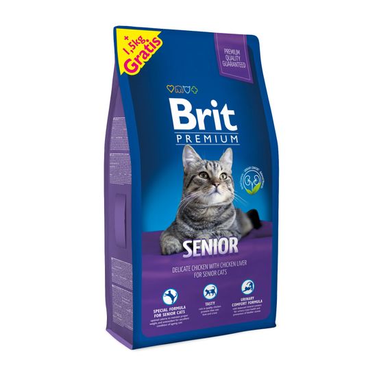 Brit Premium Cat Senior 8 + 1,5 kg Zadarmo