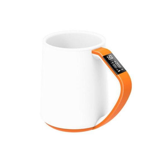 VSON CloudCUP Smart - chytrý hrnček s OLED displejom, 350 ml, oranžový - zánovné