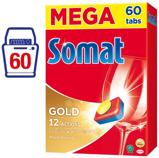 Somat Gold tablety do umývačky 60 ks