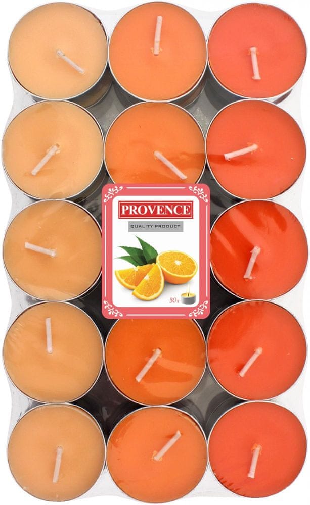 TORO Čajová sviečka Pomaranč 30 ks