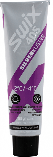 Swix KX40 klistr fialovo-stříbrný (+2°C/-4°C) 55g