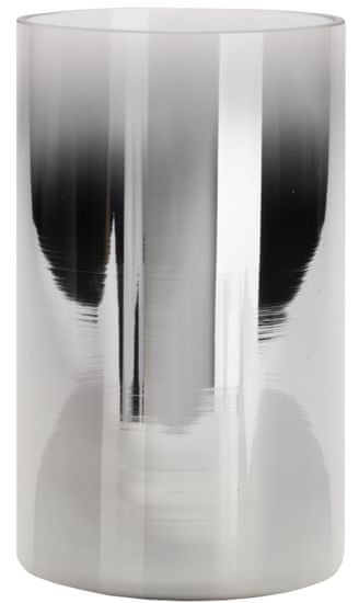 Wittkemper Svietnik sklenený strieborný, 20 cm