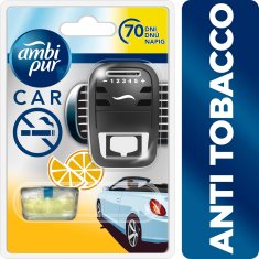 Ambi Pur Car strojček + náplň Anti Tobacco 7 ml