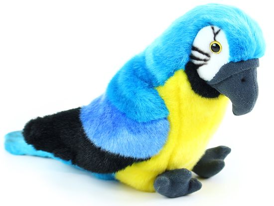 Rappa Plyšový papagáj sediaci, 25 cm
