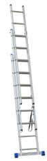G21 3-dielny rebrík, 3 x 11 priečok, 7,6 m